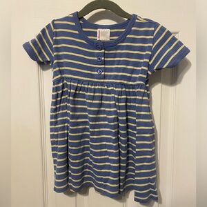 Short sleeve striped dress 3T